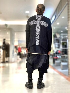「KMRii（ケムリ）のアイテム（ブーツ）」を使った、Takuto Itouさん（メンズ・170cm）の冬コーディネート