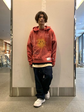 「BACKLASH（バックラッシュ）のアイテム」を使った、Takuto Itouさん（メンズ・170cm）の夏コーディネート