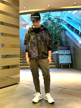 「1 piu 1 uguale 3（ウノピゥウノウグァーレトレ）のアイテム（キャップ）」を使った、Takuto Itouさん（メンズ・170cm）の冬コーディネート