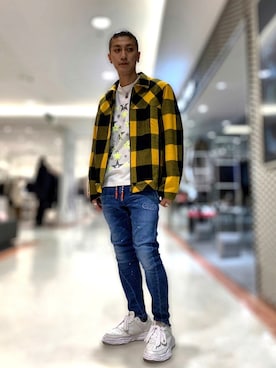 「STUD MUFFIN」｜「アイテム（ジャケット/アウター）」を使った、Takuto Itouさん（メンズ・170cm）の秋コーディネート