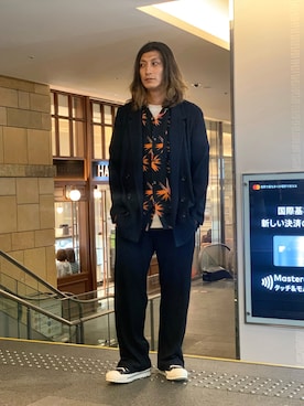 「ROBES&CONFECTIONS（ローブスコンフェクションズ）のアイテム（ジャケット/アウター）」を使った、Takuto Itouさん（メンズ・170cm）の夏コーディネート
