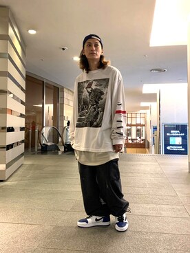 「ROYAL FLASH（ロイヤルフラッシュ）のアイテム（スニーカー）」を使った、Takuto Itouさん（メンズ・170cm）の夏コーディネート