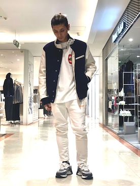 「STUD MUFFIN」｜「アイテム（ジャケット/アウター）」を使った、Takuto Itouさん（メンズ・170cm）の秋コーディネート