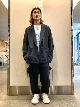 「STUD MUFFIN」｜「アイテム（ジャケット/アウター）」を使った、Takuto Itouさん（メンズ・170cm）の春コーディネート
