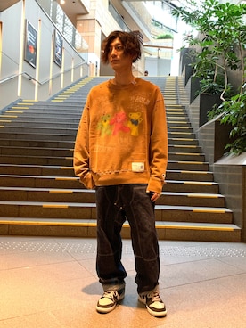 「backlash」｜「アイテム（スウェット）」を使った、Takuto Itouさん（メンズ・170cm）の夏コーディネート