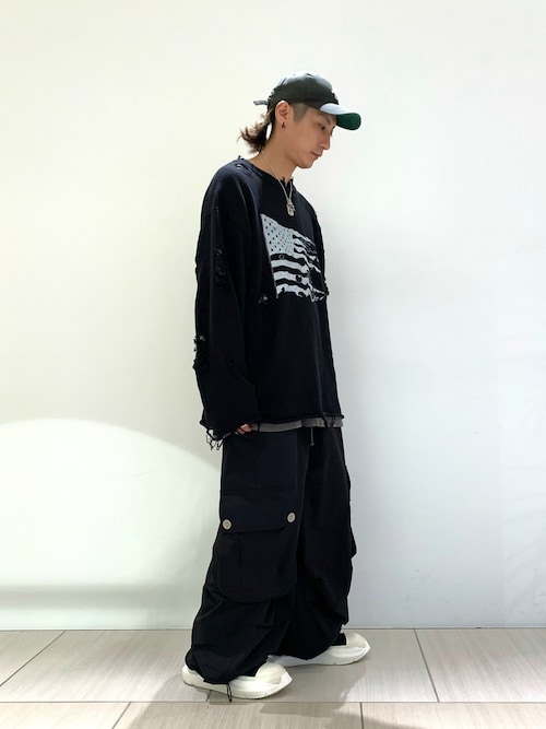 KAMIYA ダメージニット （KAMIYA（カミヤ）の「Destroyed Long