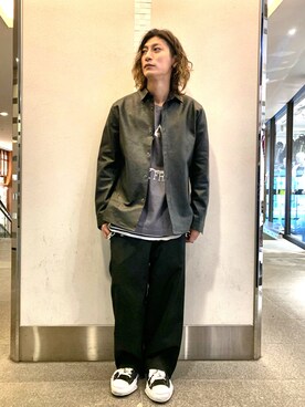 「ISAMU KATAYAMA BACKLASH（イサムカタヤマバックラッシュ）のアイテム（ジャケット/アウター）」を使った、Takuto Itouさん（メンズ・170cm）の冬コーディネート