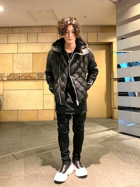 「ISAMU KATAYAMA BACKLASH（イサムカタヤマバックラッシュ）のアイテム（ジャケット/アウター）」を使った、Takuto Itouさん（メンズ・170cm）の夏コーディネート