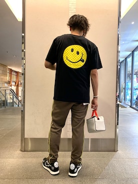 「muta（ムータ）のアイテム（バッグ）」を使った、Takuto Itouさん（メンズ・170cm）の夏コーディネート