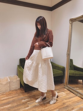 なんばマルイ店さん（レディース・156cm）の春コーディネート