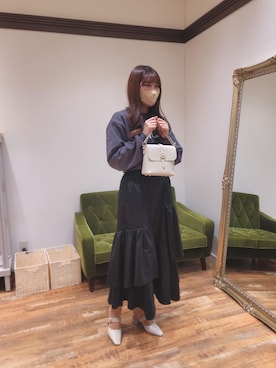 なんばマルイ店さん（レディース・156cm）の春コーディネート