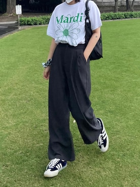 李奈さん(レディース・158cm)の夏コーディネート