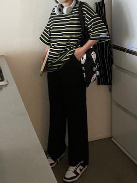 「ダンク」｜「アイテム（その他）」を使った、 李奈さん（レディース・158cm）の夏コーディネート