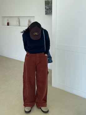 「ARC'TERYX（アークテリクス）のアイテム」を使った、 李奈さん（レディース・158cm）の秋コーディネート