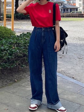  李奈さん（レディース・158cm）の夏コーディネート