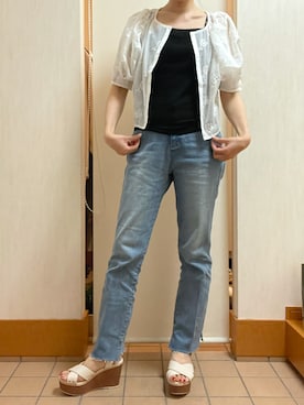「へザー」｜「アイテム（キャミソール）」を使った、ちぃさん（レディース・164cm）の夏コーディネート