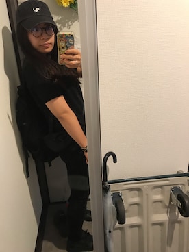 「karrimor（カリマー）のアイテム（バックパック/リュック）」を使った、もりみおさん（レディース・156cm）の夏コーディネート