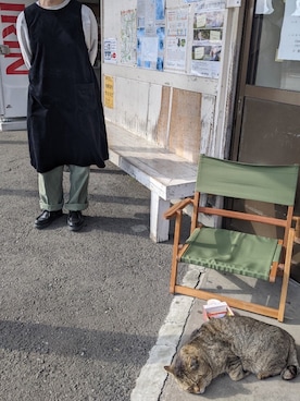 「Engineered Garments（エンジニアードガーメンツ）のアイテム（ワンピース/ドレス）」を使った、◎さん（レディース・160cm）の春コーディネート