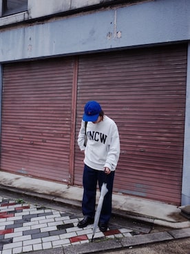 「PUEBCO（プエブコ）のアイテム」を使った、◎さん（レディース・160cm）の春コーディネート