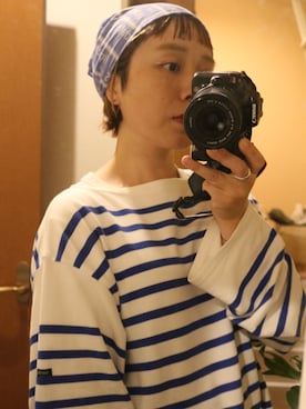 「OUTIL（ウティ）のアイテム」を使った、◎さん（レディース・160cm）の秋コーディネート