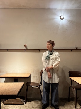 「Paraboot（パラブーツ）のアイテム」を使った、◎さん（レディース・160cm）の春コーディネート
