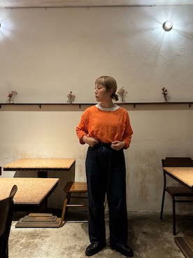 「アイテム（その他シューズ）」を使った、◎さん（レディース・160cm）の夏コーディネート