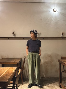 「アイテム（その他シューズ）」を使った、◎さん（レディース・160cm）の夏コーディネート