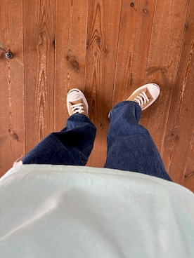 「CONVERSE ADDICT（コンバースアディクト）のアイテム」を使った、mnk.さん（レディース・158cm）の春コーディネート