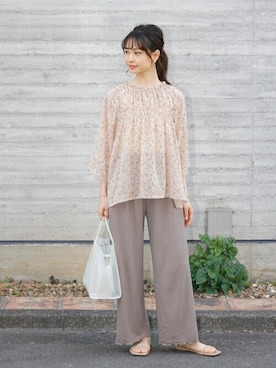 「Crisp（クリスプ）のアイテム（バッグ）」を使った、Crispさん（レディース・161cm）の夏コーディネート