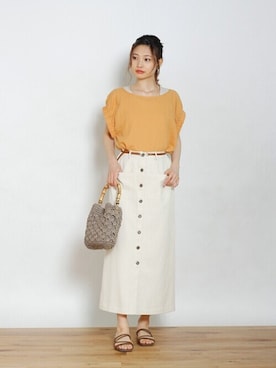 Crispさん（レディース・161cm）の夏コーディネート