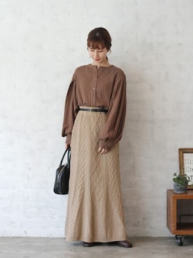 Crispさん（レディース・161cm）の秋コーディネート