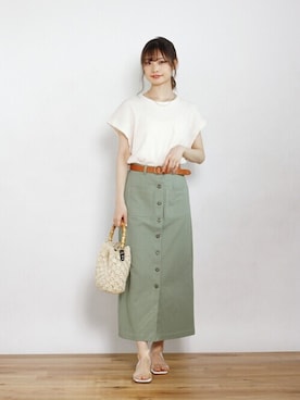 Crispさん（レディース・161cm）の夏コーディネート