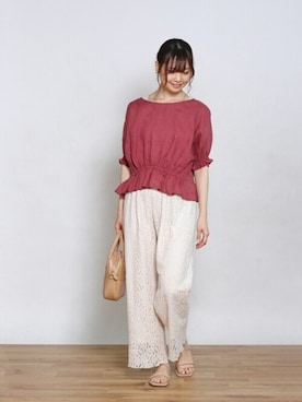 Crispさん（レディース・161cm）の夏コーディネート