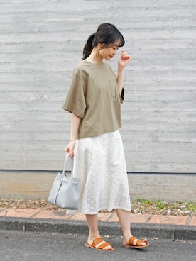 Crispさん（レディース・161cm）の夏コーディネート