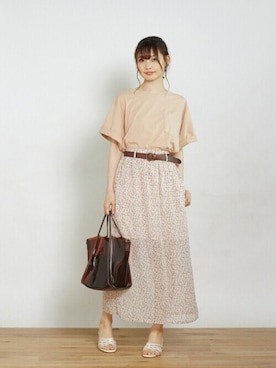 Crispさん（レディース・161cm）の夏コーディネート