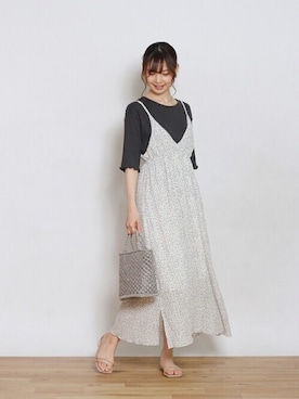 「Crisp（クリスプ）のアイテム（バッグ）」を使った、Crispさん（レディース・161cm）の夏コーディネート