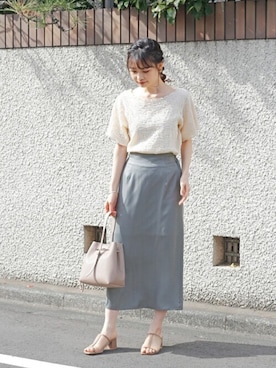 「Crisp」｜Crispさん（レディース・161cm）の夏コーディネート