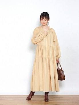 「Crisp」｜Crispさん（レディース・161cm）の秋コーディネート