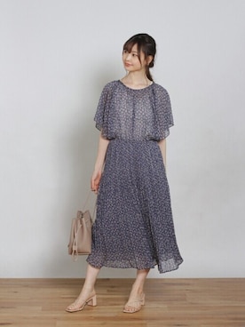 「Crisp（クリスプ）のアイテム（サンダル）」を使った、Crispさん（レディース・161cm）の夏コーディネート