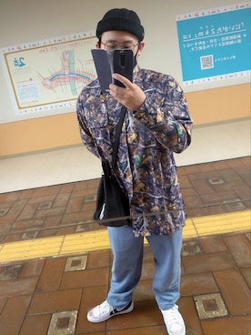 「Deviluse（Deviluse）のアイテム（パンツ）」を使った、裕希さん（メンズ・170cm）の春コーディネート