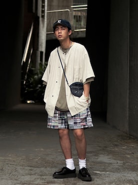 「oversize」｜唯家 Vegaさん（メンズ・177cm）の夏コーディネート