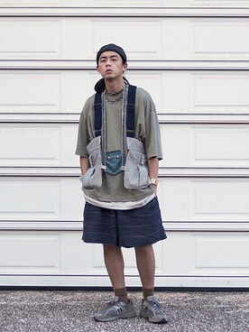 「oversize」｜唯家 Vegaさん（メンズ・177cm）の夏コーディネート
