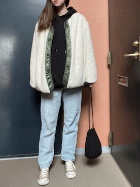 「rinto（リント）のアイテム」を使った、tokoさん（レディース・161cm）の春コーディネート
