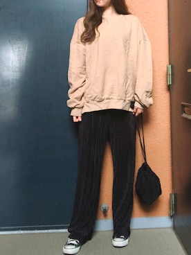 「rinto（リント）のアイテム」を使った、tokoさん（レディース・161cm）の秋コーディネート