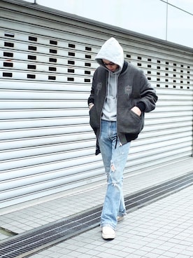 「The Letters（ザレターズ）のアイテム（ジャケット/アウター）」を使った、KO さん（メンズ・181cm）の春コーディネート