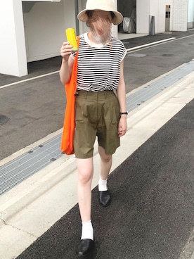 「HARUTA」｜「アイテム（帽子）」を使った、maki-＊さん（レディース・159cm）の秋コーディネート