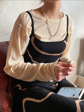 「CHIPIE（シピー）のアイテム」を使った、oneriさん（レディース・162cm）の夏コーディネート