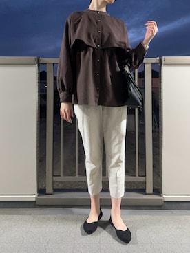 「classicalelf（クラシカルエルフ）のアイテム（トップス）」を使った、mi-nさん（レディース・175cm）の春コーディネート