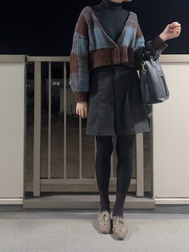 mi-nさん（レディース・175cm）の冬コーディネート