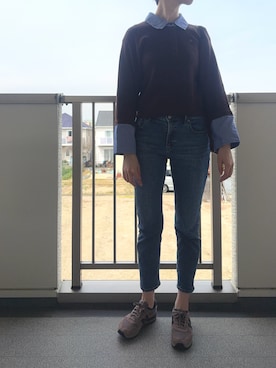 「POLO BCS（ポロ ビーシーエス）のアイテム」を使った、mi-nさん（レディース・175cm）の春コーディネート